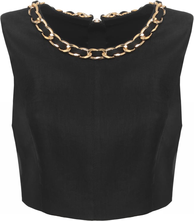 Elisabetta Franchi Top Nero
