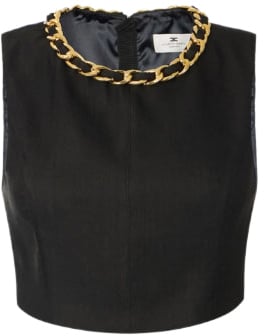 Elisabetta Franchi Top Black