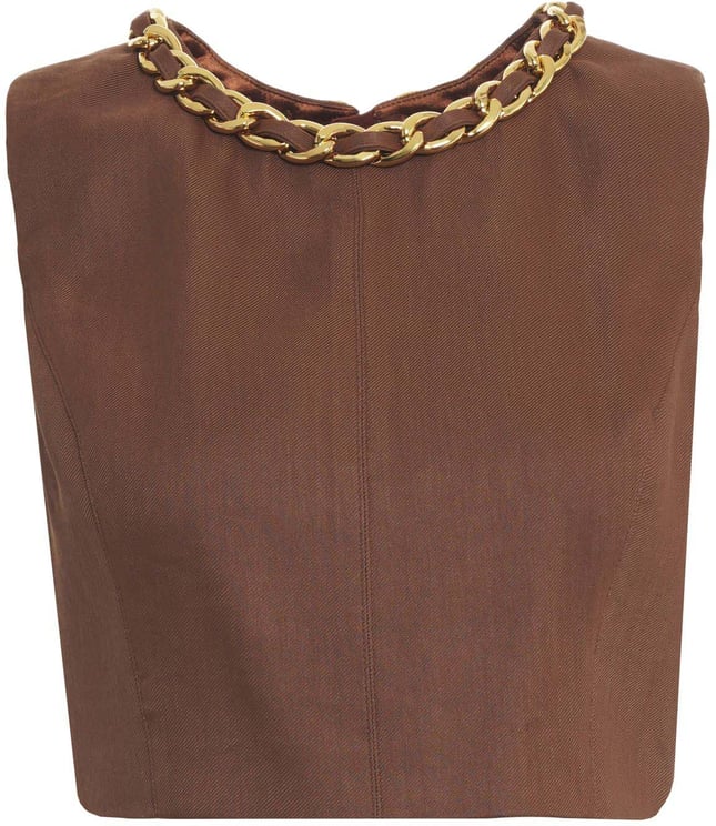 Elisabetta Franchi Top with chain detail