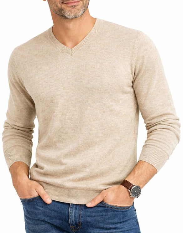 ELLI Emilio Romanelli Cashmere Sweater Beige