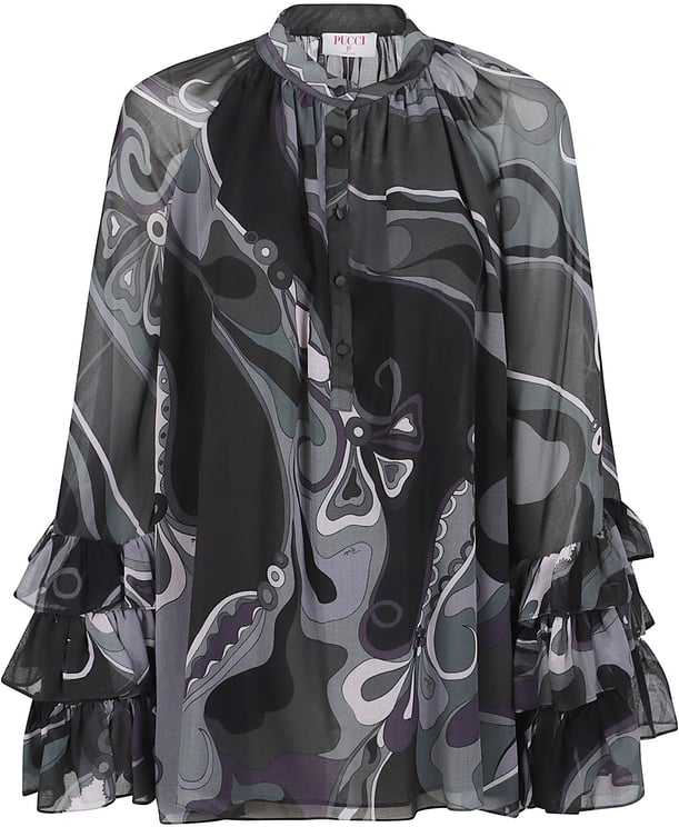 Emilio Pucci EMILIO PUCCI BLOUSE - ETAMINE SETA SHAPPE