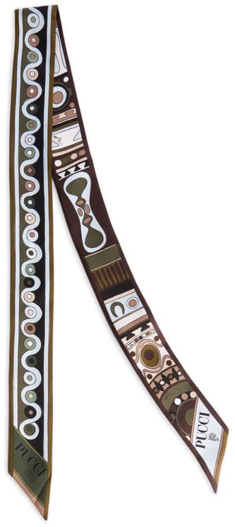 Emilio Pucci Scarfs Kaki