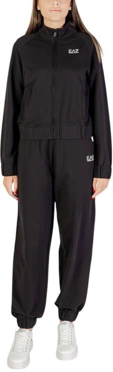 Emporio Armani EA7 Emporio Armani Black Cotton Tracksuit