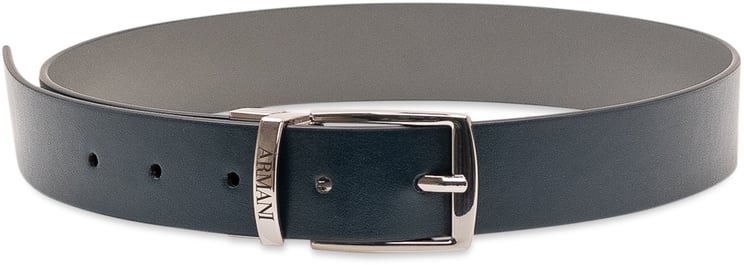 Emporio Armani Cintura con Fibbia in Metallo