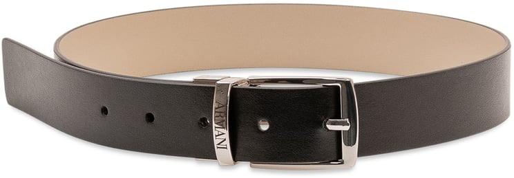 Emporio Armani Cintura con Fibbia in Metallo