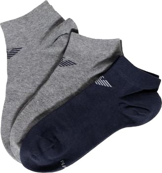 Emporio Armani Emporio Armani Underwear Blue Cotton Socks