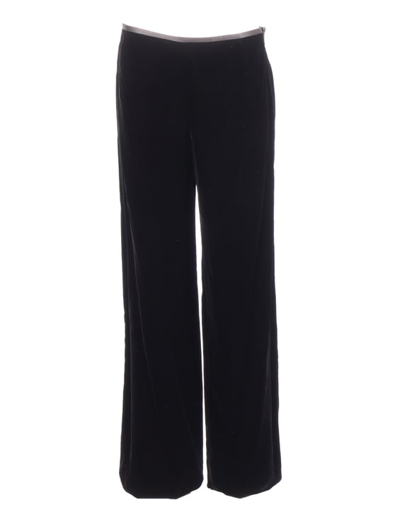 Emporio Armani Wide-Leg Trousers with Smooth Flowing Fabric