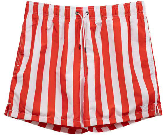 Emporio Armani Emporio Armani Red Polyester Swim Shorts