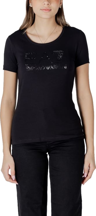 Emporio Armani EA7 Emporio Armani Black Cotton T-Shirt