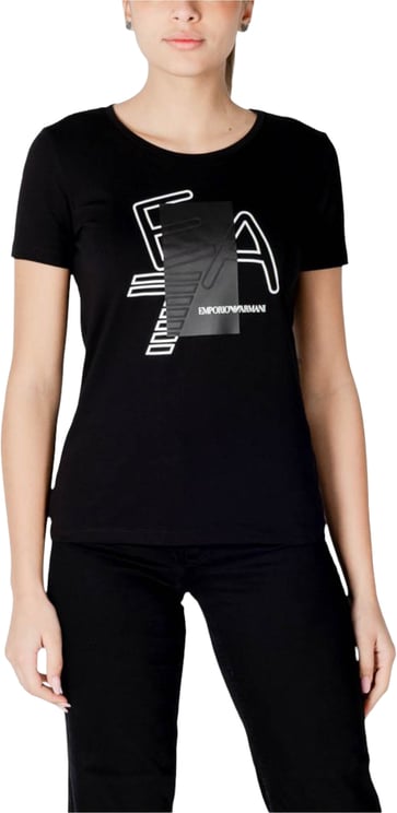 Emporio Armani EA7 Emporio Armani Black Cotton T-Shirt