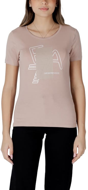 Emporio Armani EA7 Emporio Armani Pink Cotton T-Shirt
