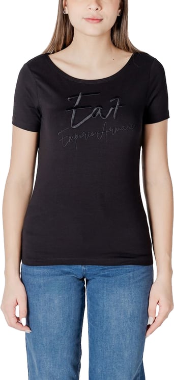 Emporio Armani EA7 Emporio Armani Black Cotton T-Shirt