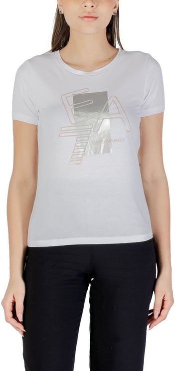 Emporio Armani EA7 Emporio Armani White Cotton T-Shirt