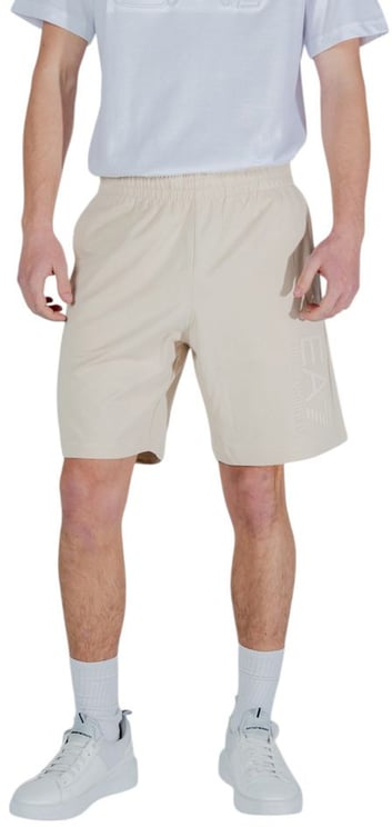 Emporio Armani EA7 Emporio Armani Beige Cotton Bermuda Shorts