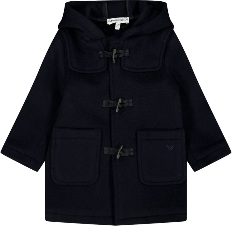 Emporio Armani Armani Baby Jongens Winterjas In Donker Blauw