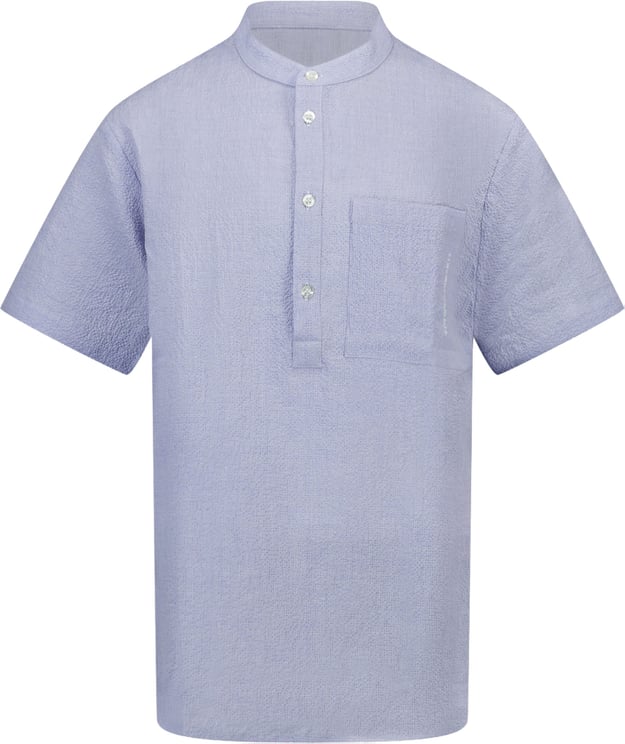 Emporio Armani Armani Kinder Jongens Blouse In Licht Blauw