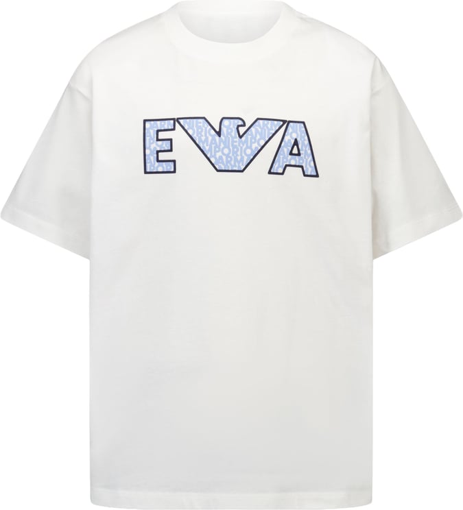 Emporio Armani Armani Kinder Jongens T-Shirt In Wit