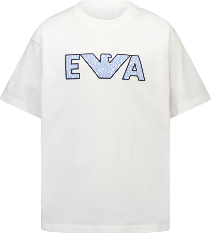Emporio Armani Armani Kinder Jongens T-Shirt In Wit