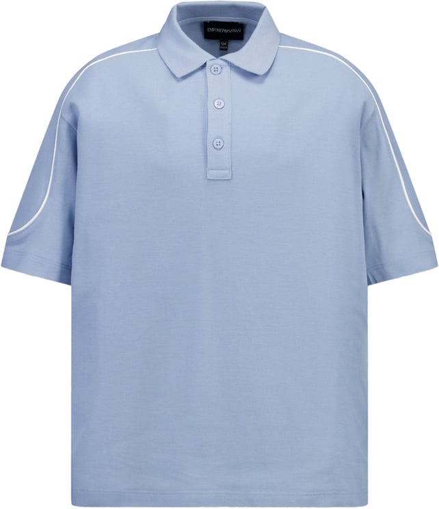 Emporio Armani Armani Kinder Jongens Polo In Licht Blauw