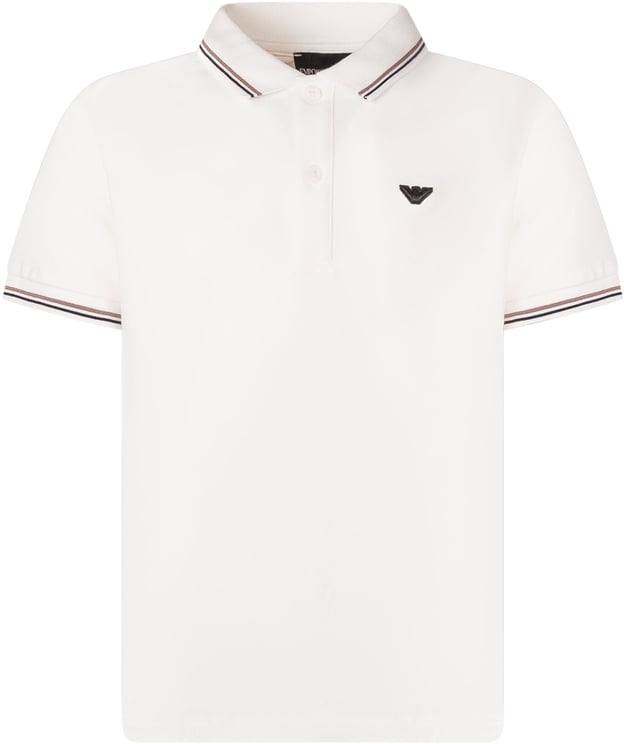 Emporio Armani Polo con Profili a Contrasto