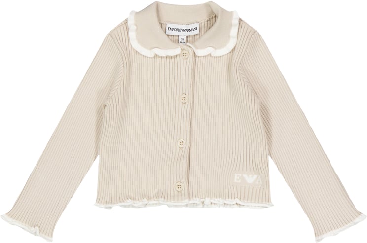 Emporio Armani Armani Baby Meisjes Vest In Beige