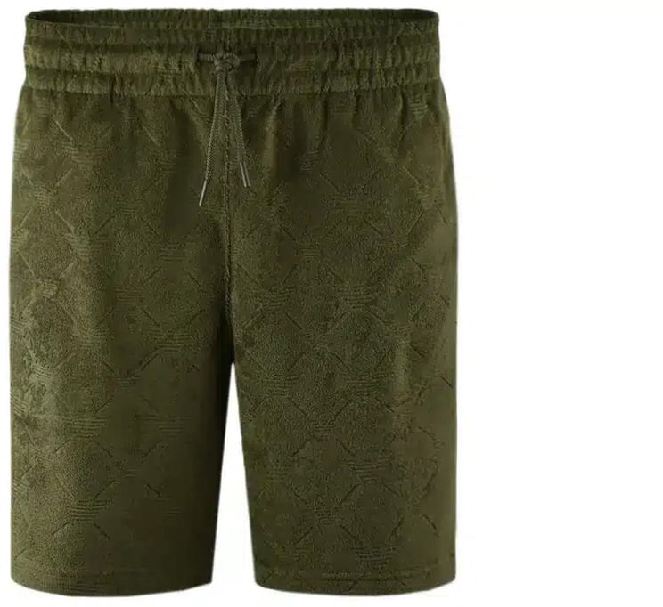 Emporio Armani Beachwear Short Eagles Lines Olive