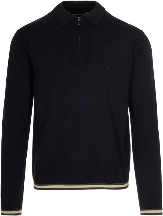 Emporio Armani Sweaters Iconico 0920 Blu Navy Ea