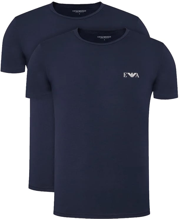 Emporio Armani T-Shirts And Polos Blue
