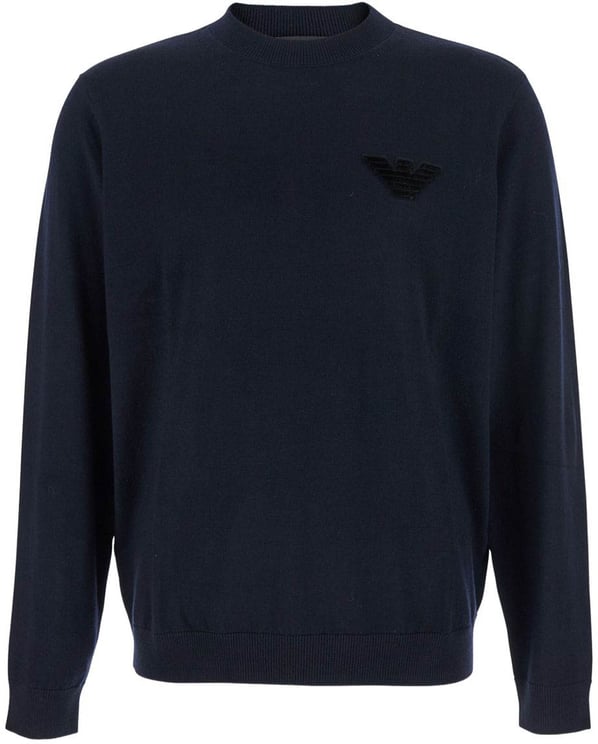 Emporio Armani Sweaters Blue