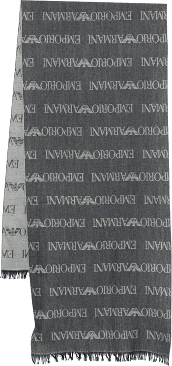Emporio Armani Scarfs Grey