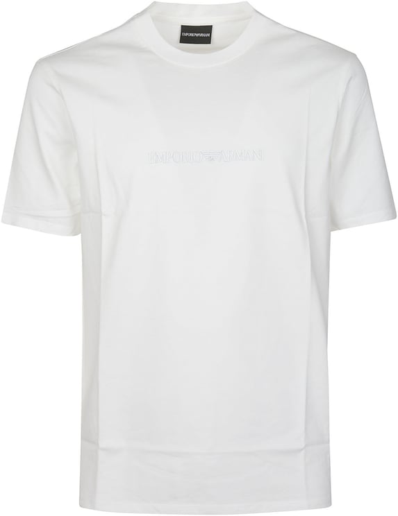 Emporio Armani Logo Print T-shirt White