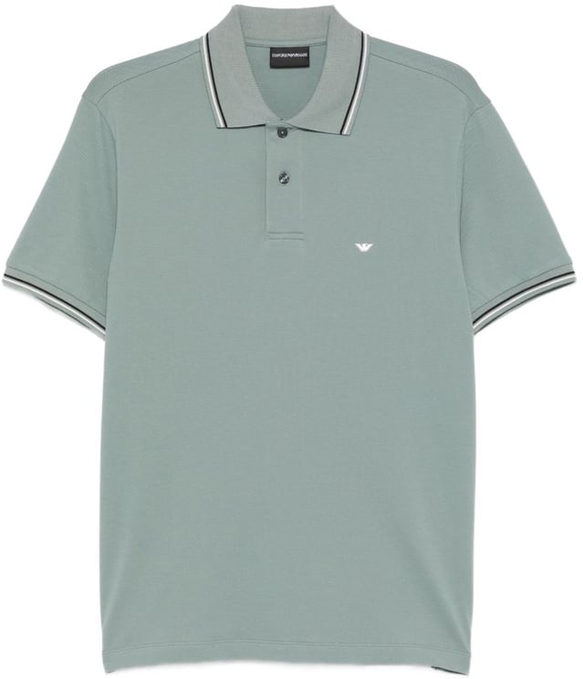 Emporio Armani T-Shirts And Polos Clear Blue