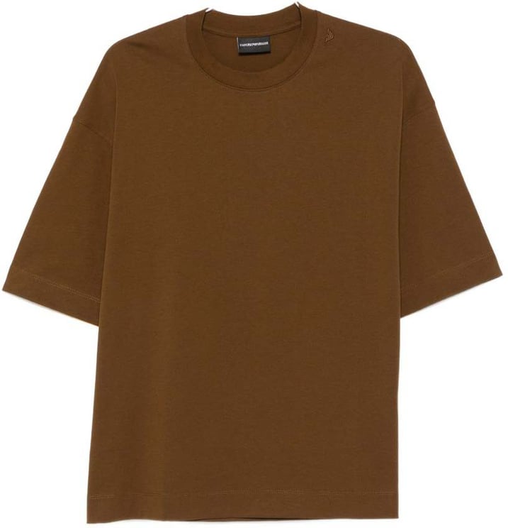Emporio Armani T-Shirts And Polos Brown