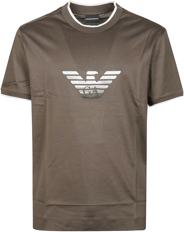 Emporio Armani Eagle Embroidery T-shirt Divers
