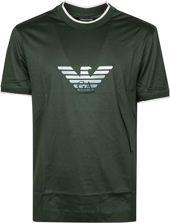Emporio Armani Eagle Embroidery T-shirt Divers