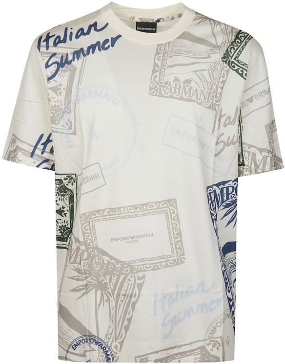 Emporio Armani Printed T-shirt White