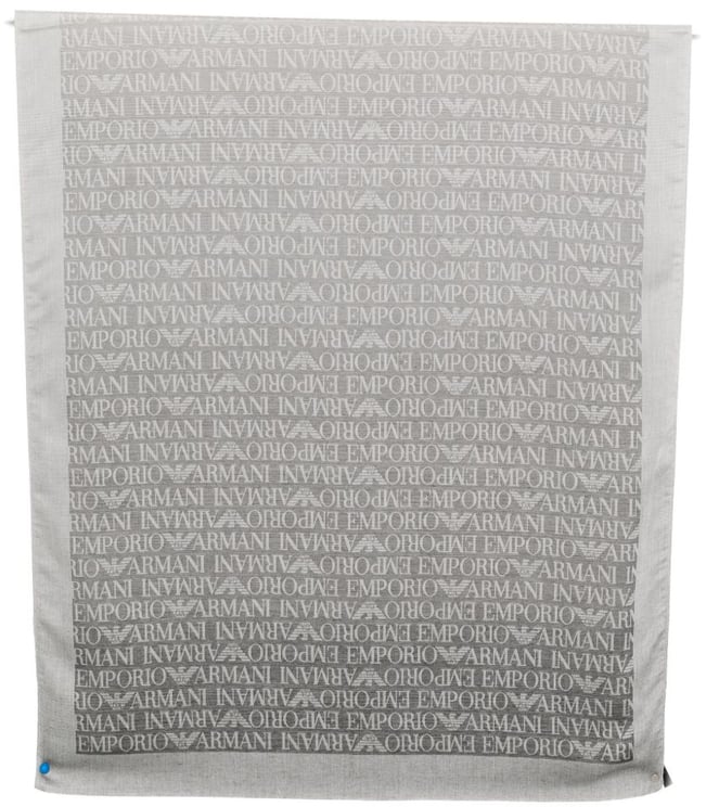 Emporio Armani Scarfs Grey