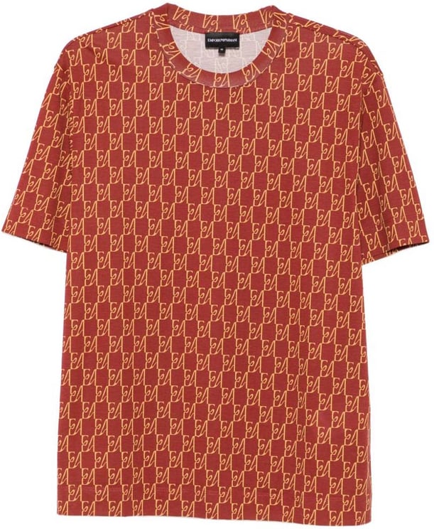 Emporio Armani T-Shirts And Polos Bordeaux
