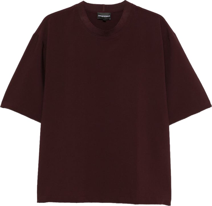 Emporio Armani T-Shirts And Polos Brown