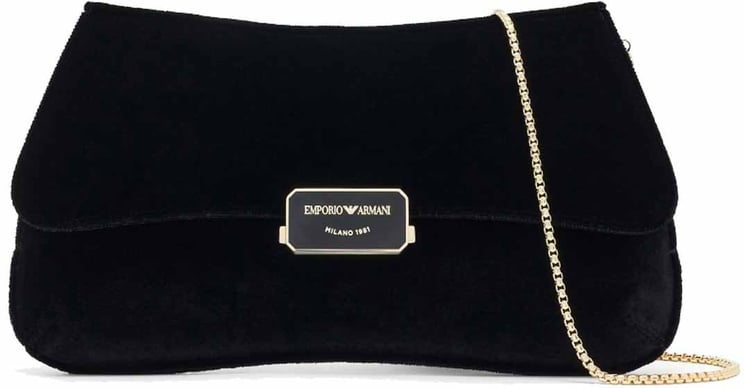 Emporio Armani Emporio Armani Velvet Clutch Bag