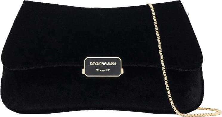 Emporio Armani Emporio Armani Velvet Clutch Bag