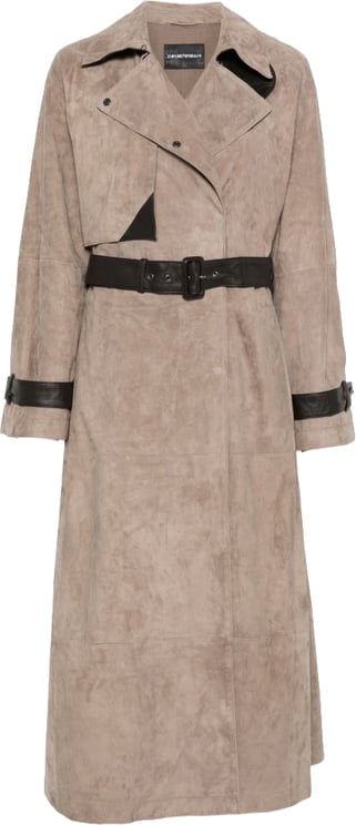 Emporio Armani Coats Beige