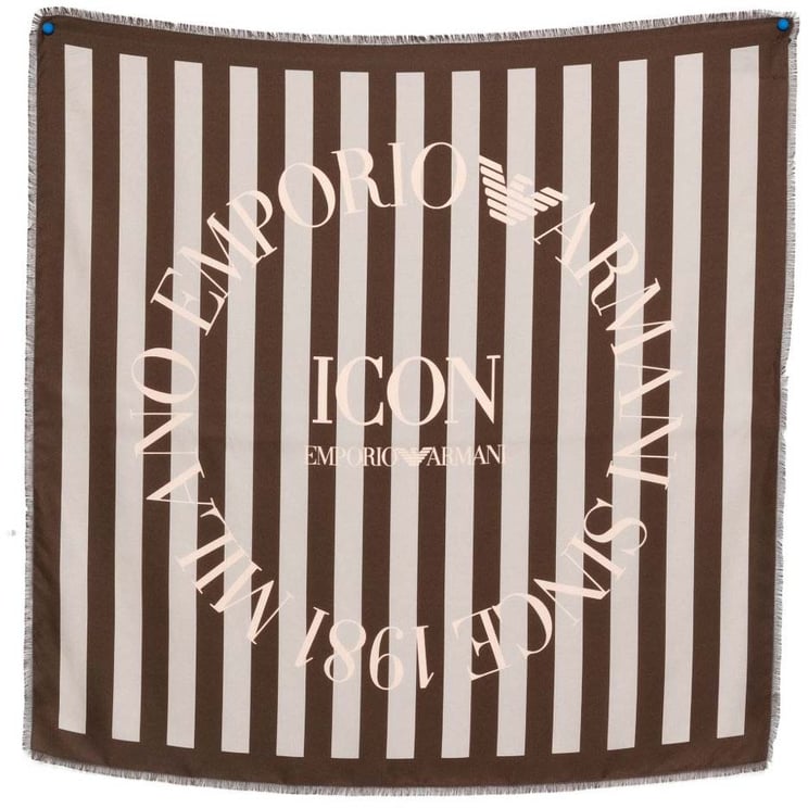 Emporio Armani Scarfs Brown
