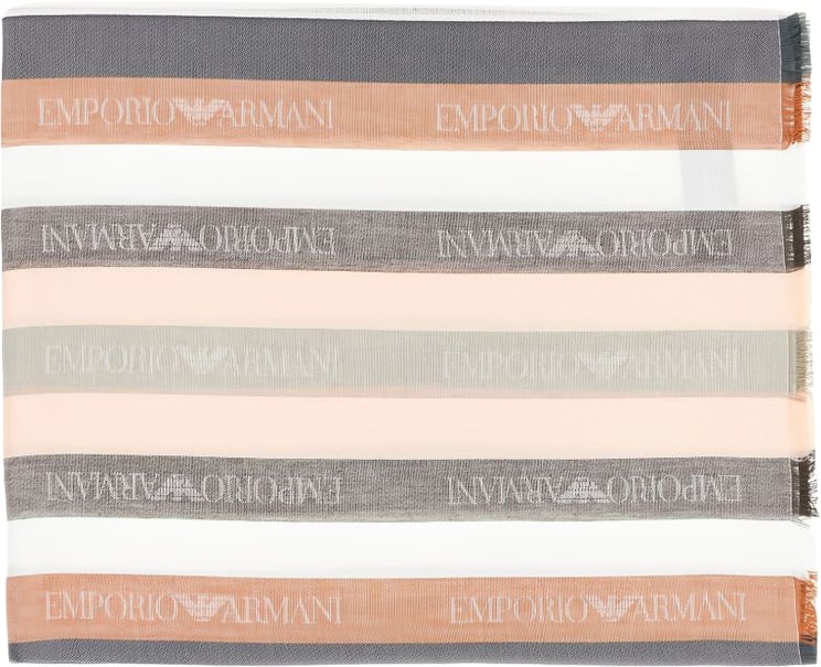 Emporio Armani Scarfs Brown