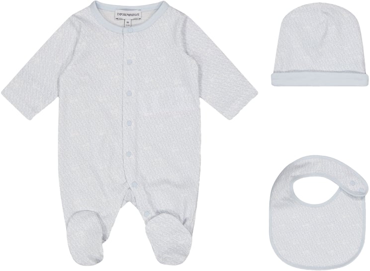 Emporio Armani Armani Baby Unisex Boxpakje In Licht Blauw