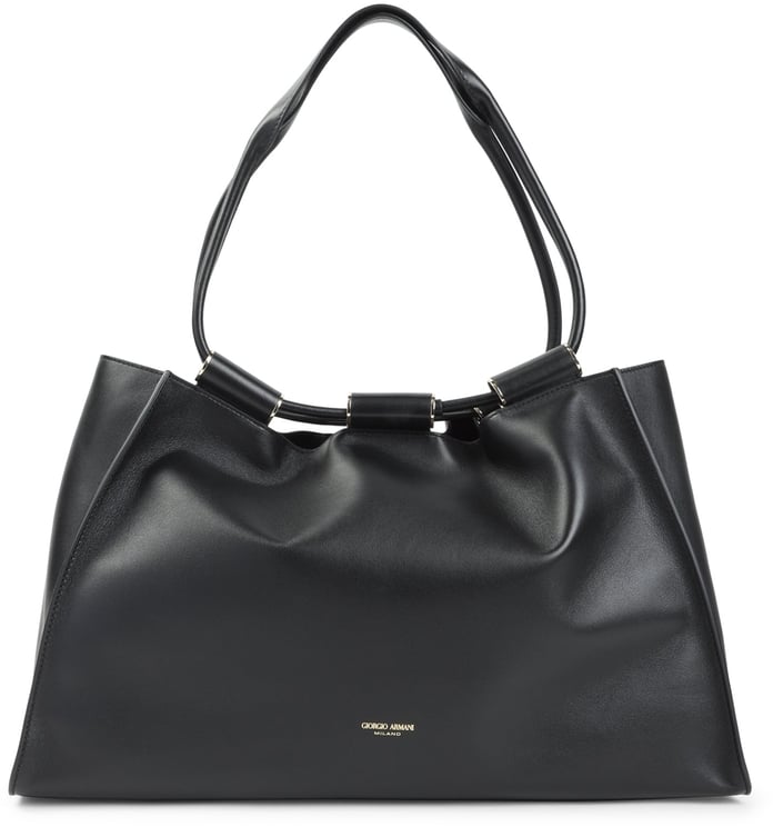 Emporio Armani Giorgio Armani Leather Shopping Bag