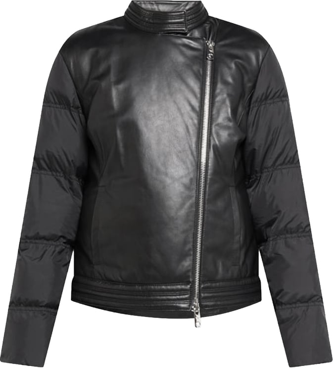 Emporio Armani Hybrid Leather Caban Jacket