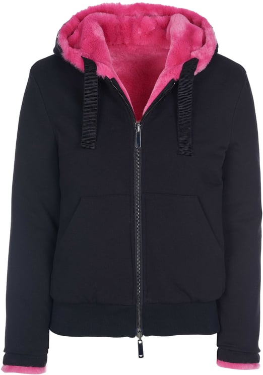 Emporio Armani Emporio Armani Wendejacke schwarz/ pink