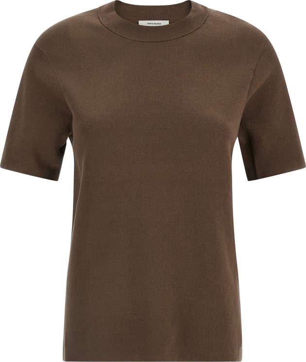 Entire Studios Entire Studios Brown Cotton T-Shirt
