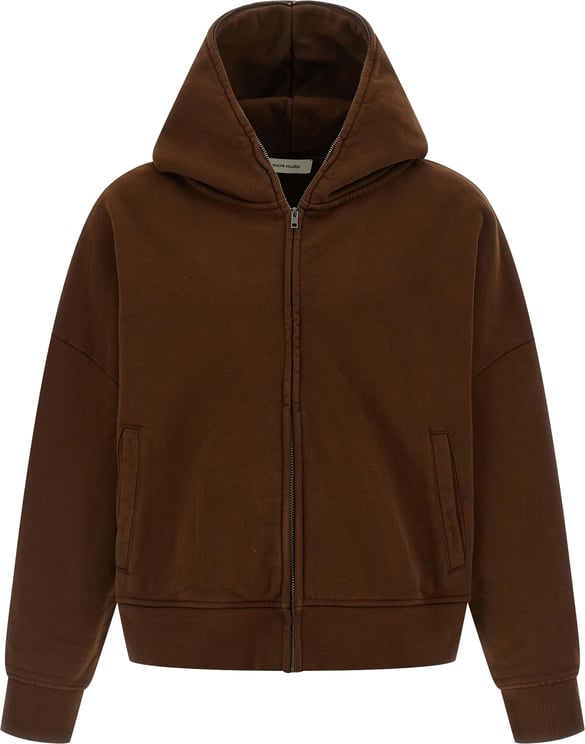 Entire Studios Entire Studios Brown Cotton Sweatshirt